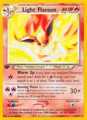 Light Flareon from Neo Destiny