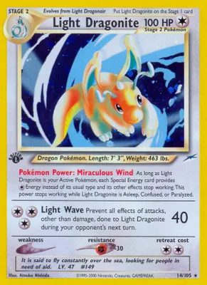Light Dragonite from Neo Destiny