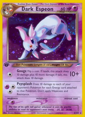 Dark Espeon from Neo Destiny