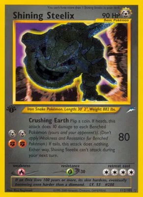 Shining Steelix from Neo Destiny