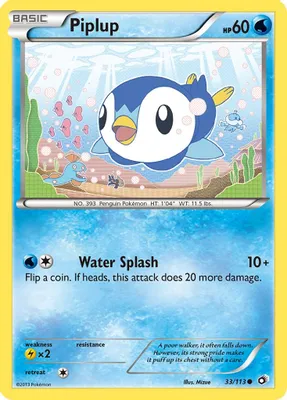 Piplup from Legendary Treasures
