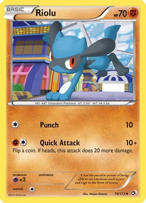 Riolu from Legendary Treasures