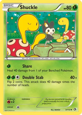 Shuckle from Legendary Treasures