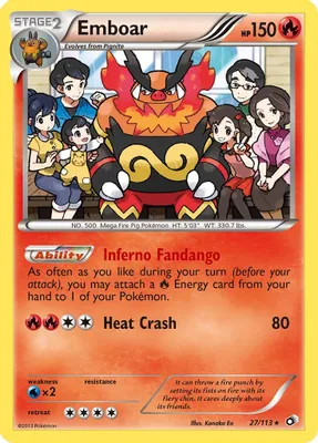 Emboar from Legendary Treasures
