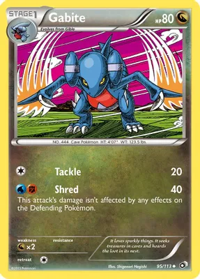 Gabite from Legendary Treasures