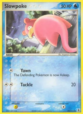 Slowpoke from EX Delta Species