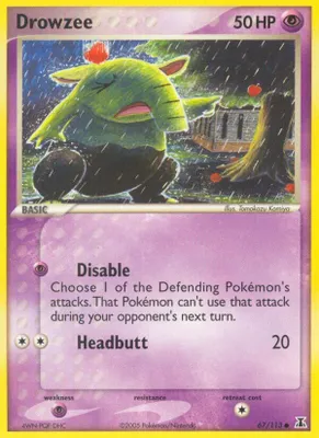 Drowzee from EX Delta Species