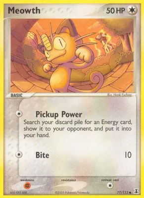 Meowth from EX Delta Species