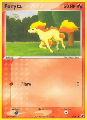 Ponyta from EX Delta Species