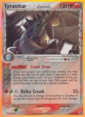 Tyranitar (Delta Species) from EX Delta Species