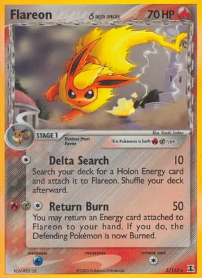 Flareon (Delta Species) from EX Delta Species
