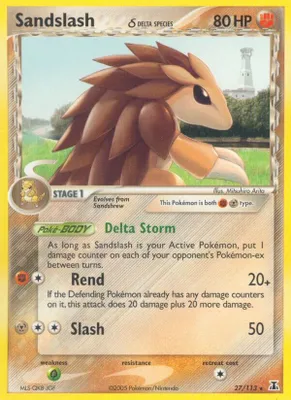 Sandslash (Delta Species) from EX Delta Species
