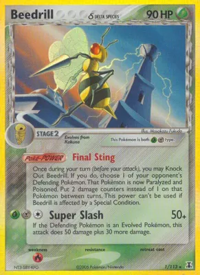 Beedrill (Delta Species) from EX Delta Species