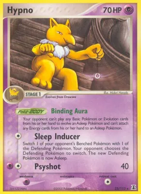 Hypno from EX Delta Species