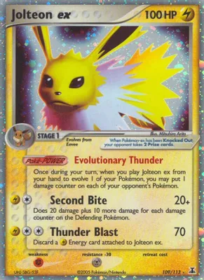 Jolteon ex from EX Delta Species
