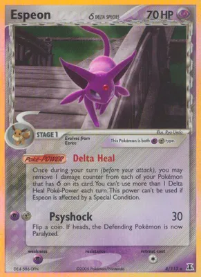 Espeon (Delta Species) from EX Delta Species