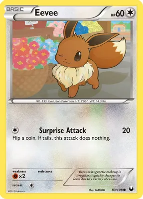 Eevee (83) from Dark Explorers