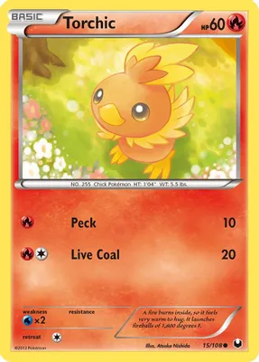 Torchic (15) from Dark Explorers