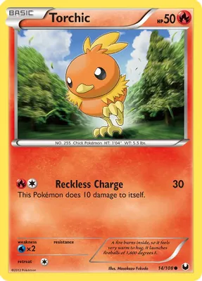 Torchic (14) from Dark Explorers