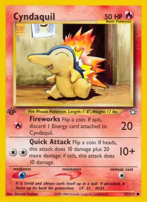 Cyndaquil (57) from Neo Genesis
