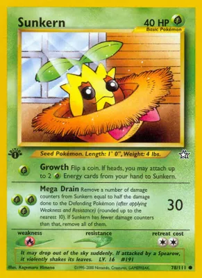 Sunkern from Neo Genesis
