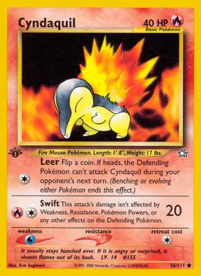Cyndaquil (56) from Neo Genesis