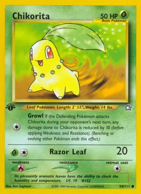 Chikorita (54) from Neo Genesis