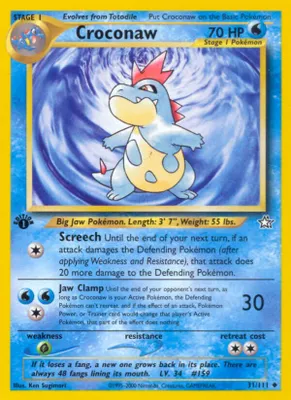 Croconaw (31) from Neo Genesis