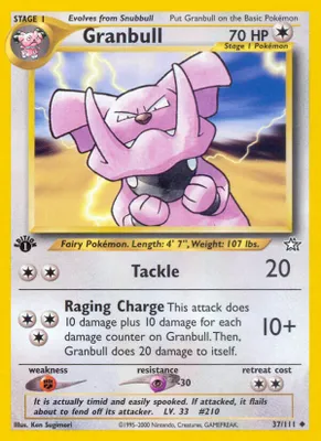 Granbull from Neo Genesis
