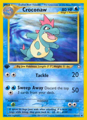 Croconaw (32) from Neo Genesis