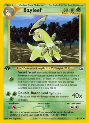 Bayleef (29) from Neo Genesis
