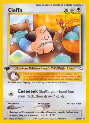 Cleffa from Neo Genesis