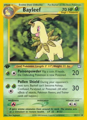 Bayleef (28) from Neo Genesis