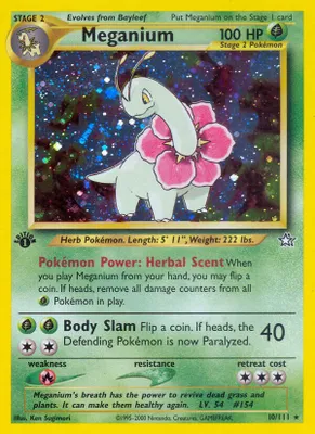 Meganium (10) from Neo Genesis