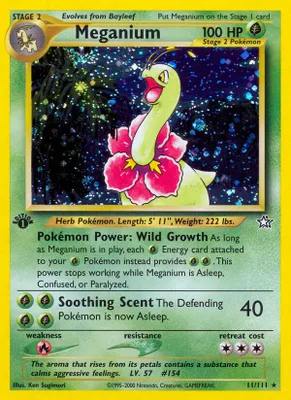 Meganium (11) from Neo Genesis