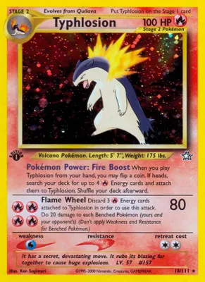 Typhlosion (18) from Neo Genesis