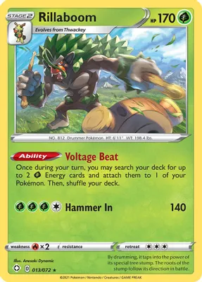 Rillaboom from Shining Fates