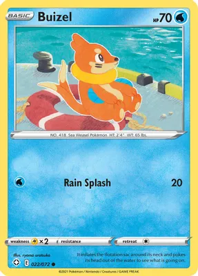 Buizel from Shining Fates