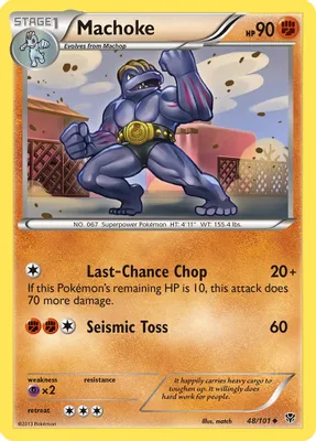Machoke from Plasma Blast
