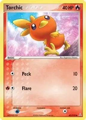 Torchic from EX Holon Phantoms