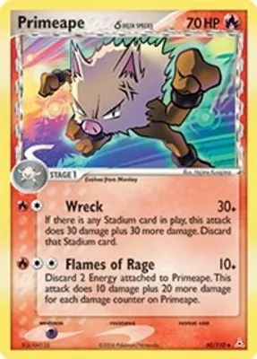 Primeape (Delta Species) from EX Holon Phantoms