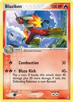 Blaziken from EX Holon Phantoms