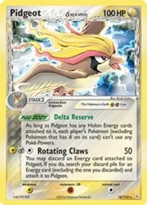 Pidgeot (Delta Species) from EX Holon Phantoms
