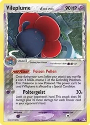 Vileplume (Delta Species) from EX Holon Phantoms