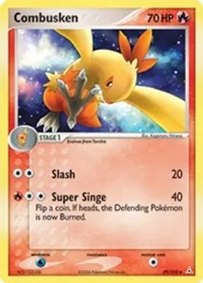 Combusken from EX Holon Phantoms
