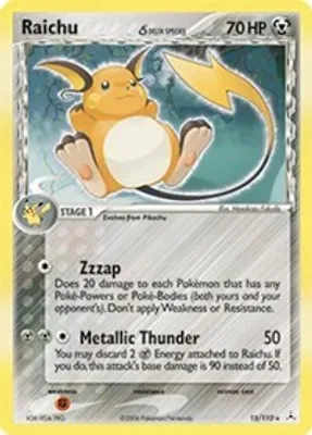 Raichu (Delta Species) from EX Holon Phantoms