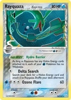 Rayquaza - 016/110 (Delta Species) from EX Holon Phantoms