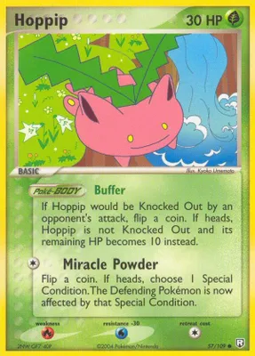 Hoppip from EX Team Rocket Returns