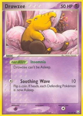 Drowzee from EX Team Rocket Returns