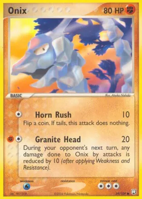 Onix from EX Team Rocket Returns